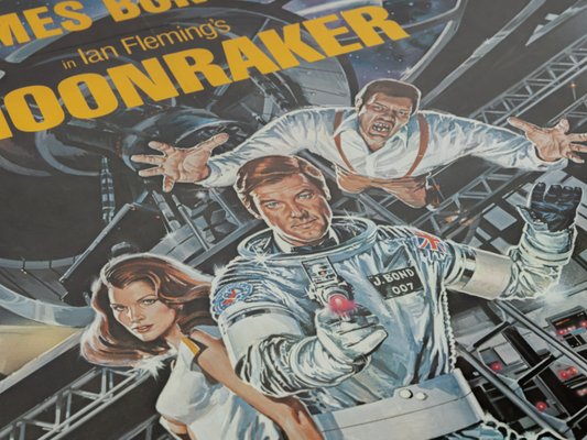 Moonraker Movie Poster with Roger Moore-GPP-1185148