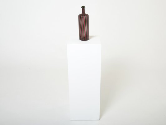 Morandiana Series Bottle in Murano Glass by Gio Ponti and Paolo Venini, 1982-YJA-1395025