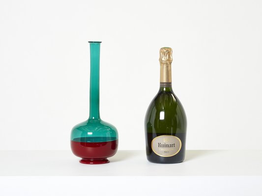 Morandiana Series Bottle in Murano Glass by Gio Ponti for Venini, 1960s-YJA-1395067