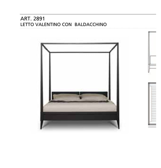 Morelato VALENTINO 2891 캐노피 더블 침대