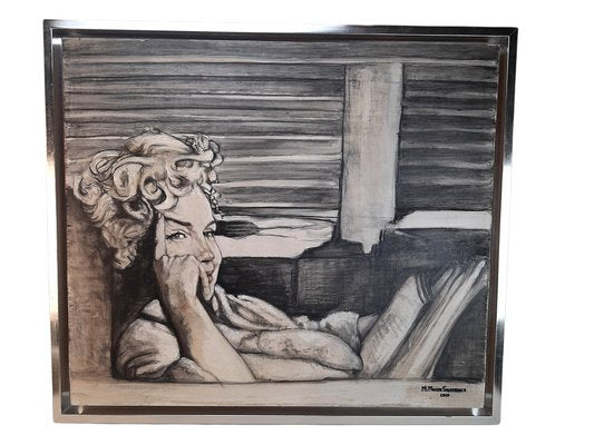 Moreno Salamanca, Marilyn Monroe, 2017, Oil on Wood-TCS-1155181