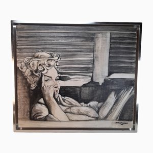 Moreno Salamanca, Marilyn Monroe, 2017, Oil on Wood-TCS-1155181