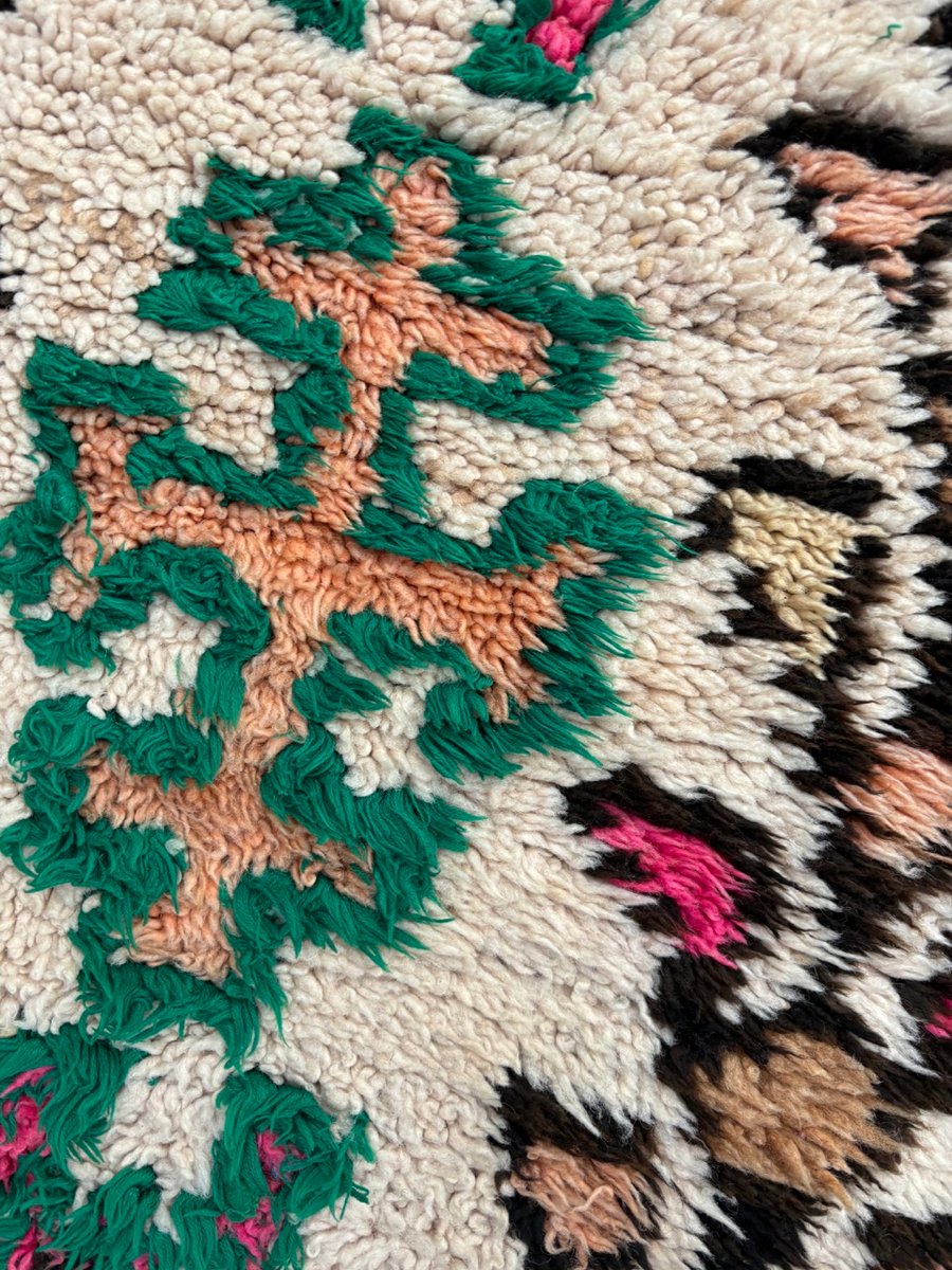 Moroccan Berber Azilal Wool Rug, 1990s