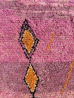 Moroccan Berber Rug in Pink with Geometric Tribal Patterns-QJU-2019794