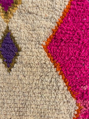 Moroccan Bold Pink Berber Rug-QJU-2019760