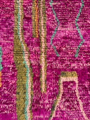 Moroccan Bold Pink Berber Rug-QJU-2019750