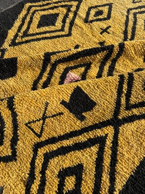 Moroccan Handwoven Abstract Wool Rug-QJU-2040235