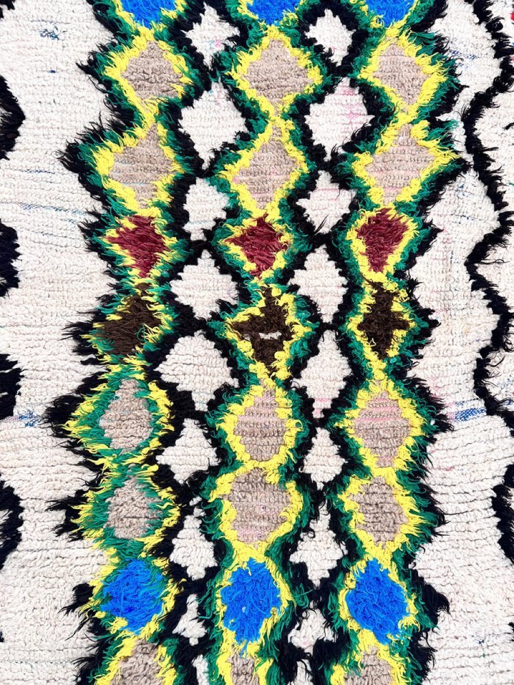 Moroccan Handwoven Berber Azilal Rug, 1980s