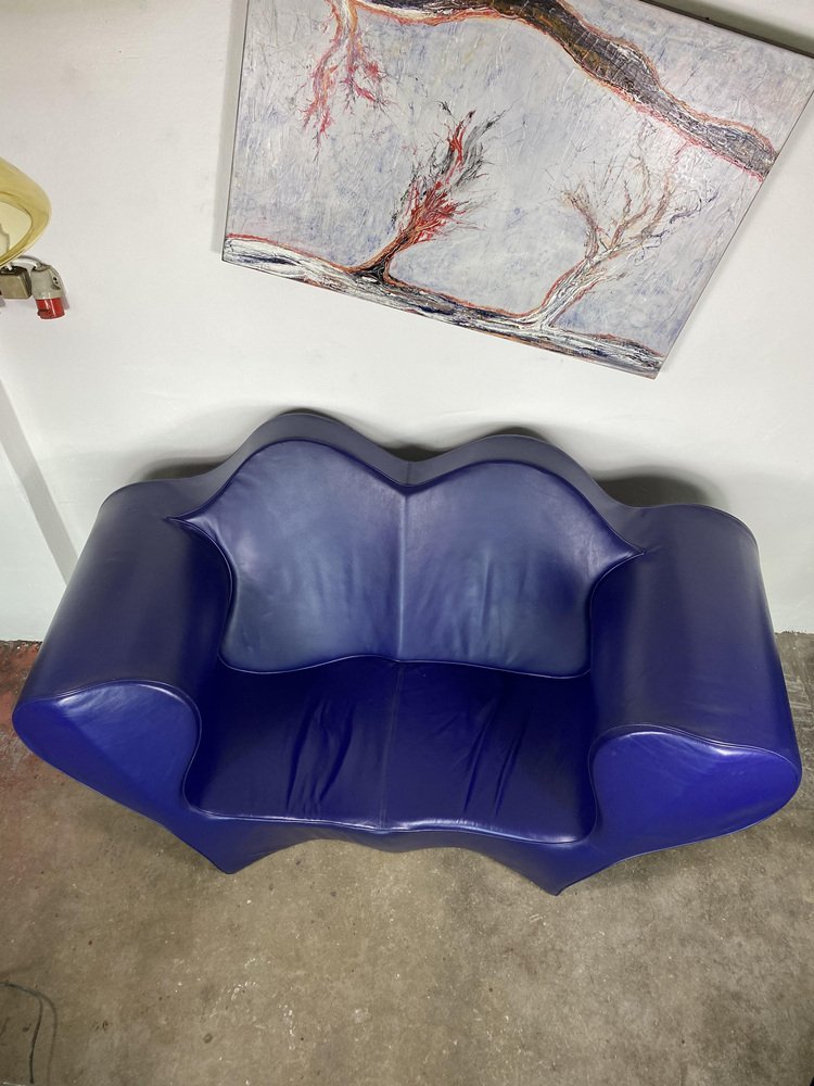 Moroso Leather Lila Collection Sofa by Ron Arad, 2000s