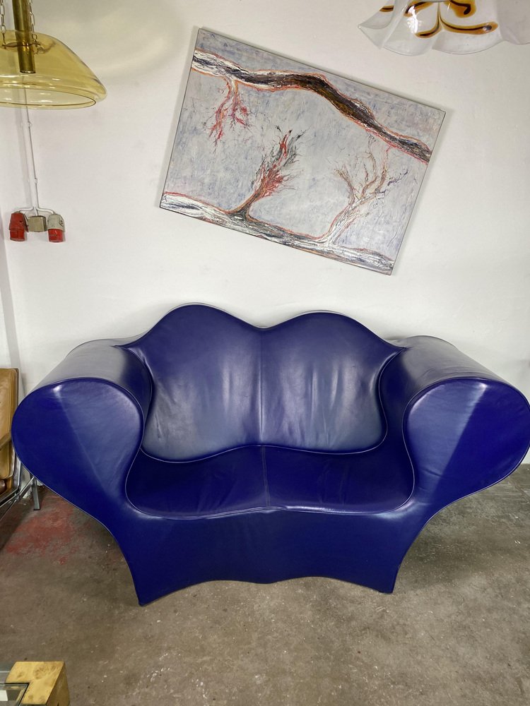 Moroso Leather Lila Collection Sofa by Ron Arad, 2000s