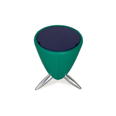 Moroso Pallone Leather Armchair Set in Yellow Green Blue from Moroso, Set of 2-RQW-2036332