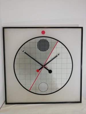 Morphos Wall Clock by Kurt B. Delbanco for Acerbis, 1980s-HNE-1182611