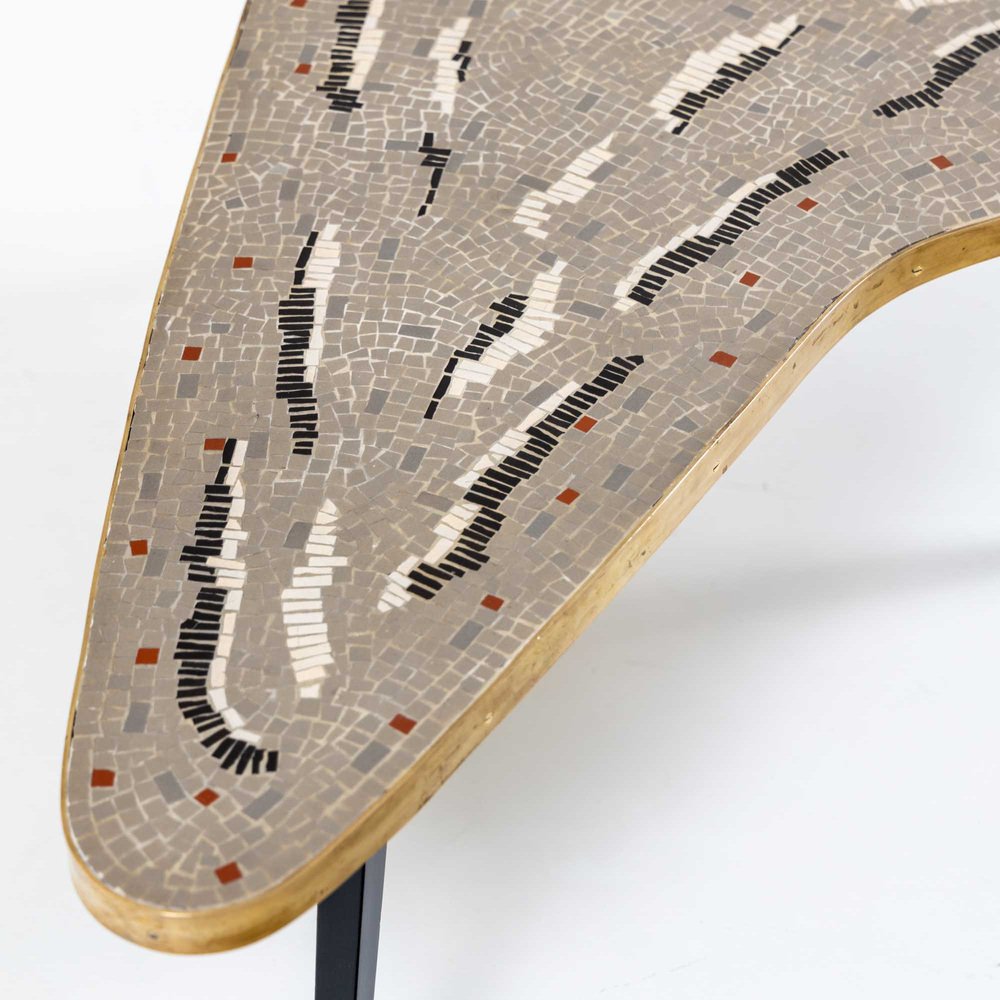 Mosaic Boomerang Coffee Table, 1960s