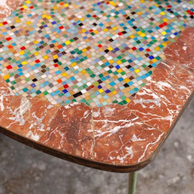 Mosaic Coffee Table attributed to Berthold Müller, 1960s-QVY-1794397