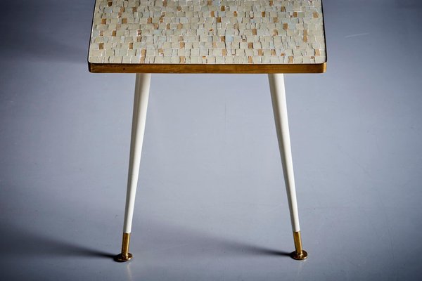 Mosaic Coffee Table in the style of Gustav Klimt, Germany, 1950s-SFD-1776455