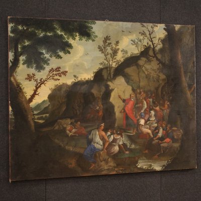 Moses Drawing Water from the Rock, 18th Century, Oil on Canvas, Framed-RP-1798206