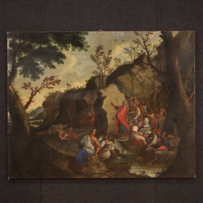 Moses Drawing Water from the Rock, 18th Century, Oil on Canvas, Framed-RP-1798206