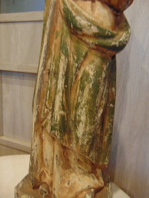 Moses Figure in Limewood, 1890s-CAQ-1407909