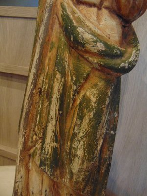 Moses Figure in Limewood, 1890s-CAQ-1407909