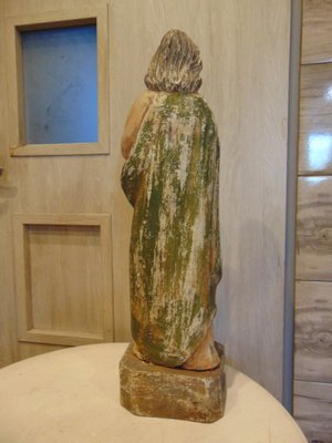 Moses Figure in Limewood, 1890s-CAQ-1407909