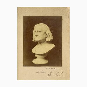 Moses Jacob Ezekiel, Bust of Franz Liszt, Photographic Print, 1880s-ZCI-871015