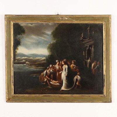 Moses Saved from the Waters, Oil on Canvas-VMM-1738042