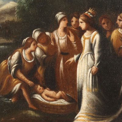 Moses Saved from the Waters, Oil on Canvas-VMM-1738042