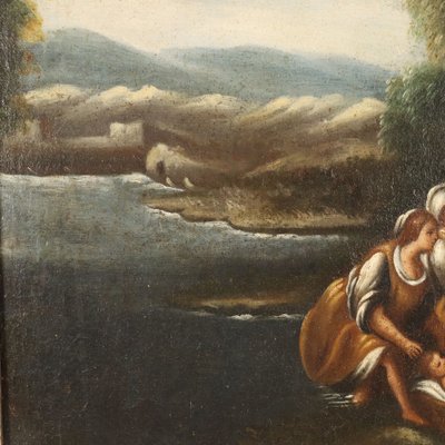 Moses Saved from the Waters, Oil on Canvas-VMM-1738042