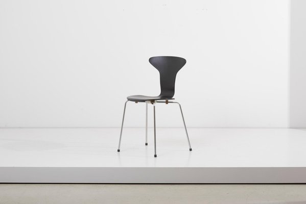 Mosquito Munkegård Dining Chairs by Arne Jacobsen for Fritz Hansen, Denmark, 1950s, Set of 3-SFD-708026