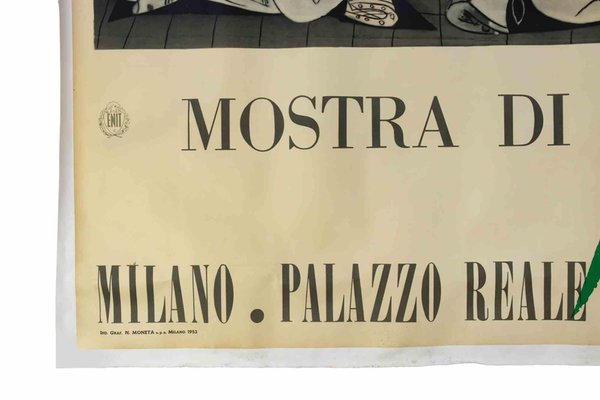 Mostra di Picasso Exhibition Poster Depicting Guernica, 1953-ZCI-2035121