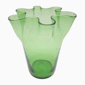 Moth Blown Vase from Empoli, Italy, 1950s-WK-1653449