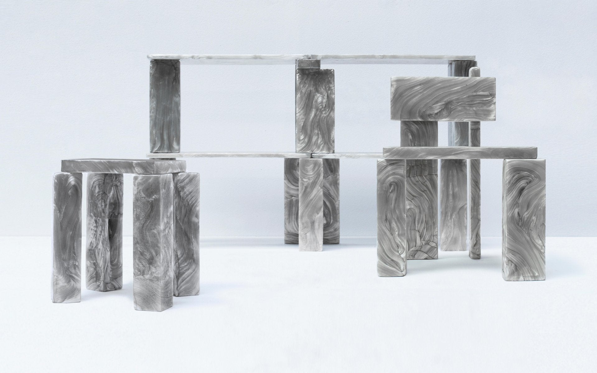 Mother of Pearl Cabinet by Marten and Joost