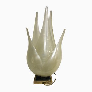 Mother of Pearl Look Acrylic Glass Table Lamp by Laurent Rougier-RDZ-1107600