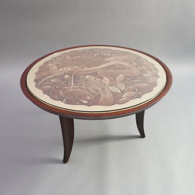 Motif of the Hunting Goddess Diana Table by Maurice Jallot-RST-1320509