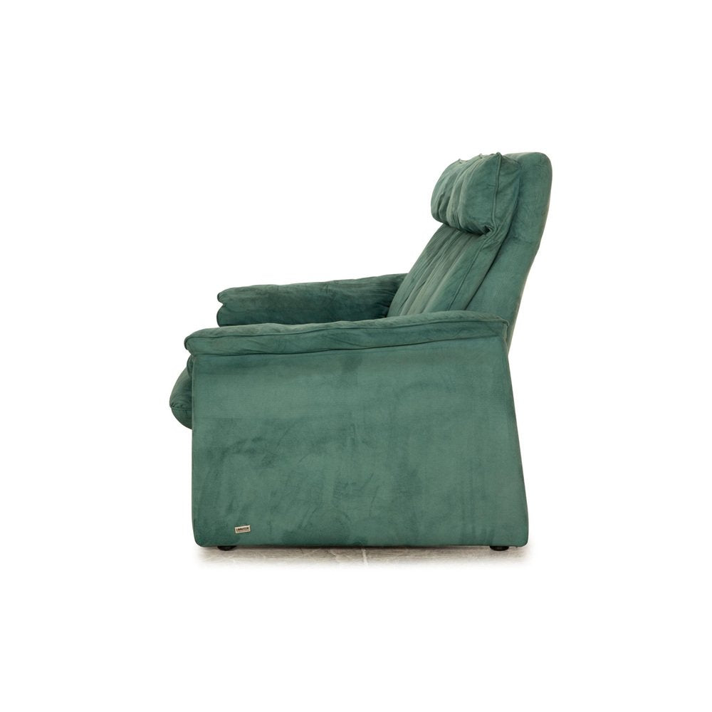 Motion 2-Seater Sofa in Turquoise Fabric from Laauser