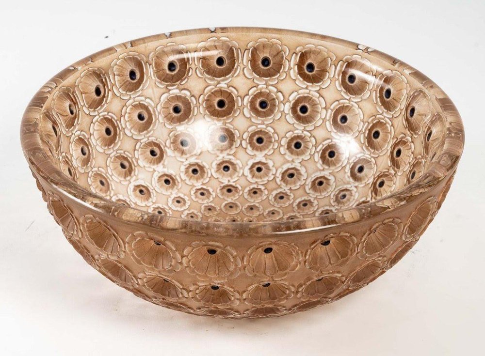 Moulded Glass Bowl by René Lalique, 1930