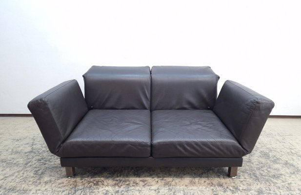 Moule Sofa in Brown Leather by Roland Meyer-Brühl, 2008-BVM-1798058