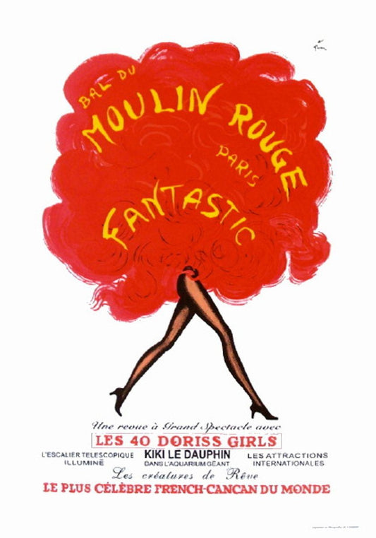 Moulin Rouge, Fantastic, Une revue à grand spectacle by René Gruau, 2009