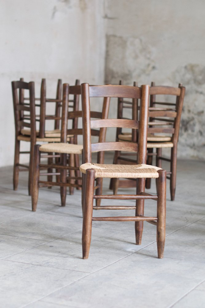 Mountain Chairs by Georges Robert, France, 1960s, Set of 12