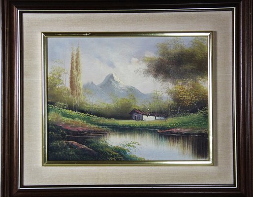 Mountain Landscape Painting, Oil on Canvas-ZYI-1339184