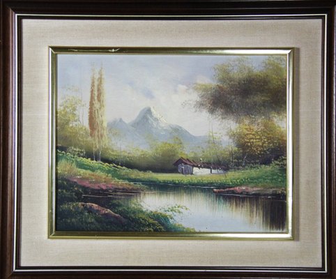 Mountain Landscape Painting, Oil on Canvas-ZYI-1339184