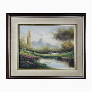 Mountain Landscape Painting, Oil on Canvas-ZYI-1339184