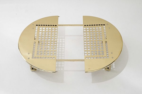 Movable and Expandable Brass Serving Coaster, 1930s-SPD-2036759