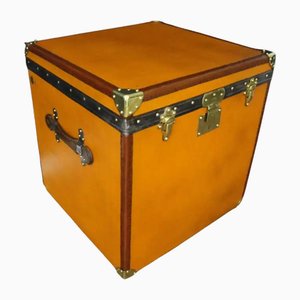 Moynat Orange Steamer Trunk, 1922-YF-2032137