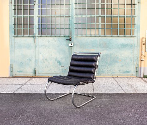 MR Lounge Chair Chair by Ludwig Mies Van Der Rohe for Knoll, 1980s-VCV-1215862