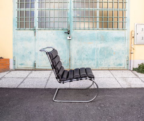 MR Lounge Chair Chair by Ludwig Mies Van Der Rohe for Knoll, 1980s-VCV-1215862