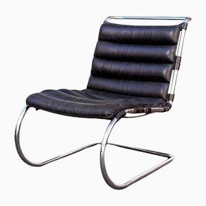 MR Lounge Chair Chair by Ludwig Mies Van Der Rohe for Knoll, 1980s-VCV-1215862