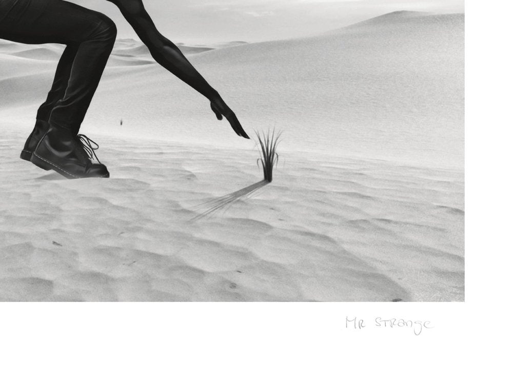 Mr strange, Sand Grass and Dance, 2023, Giclée print on Hanhemühle paper