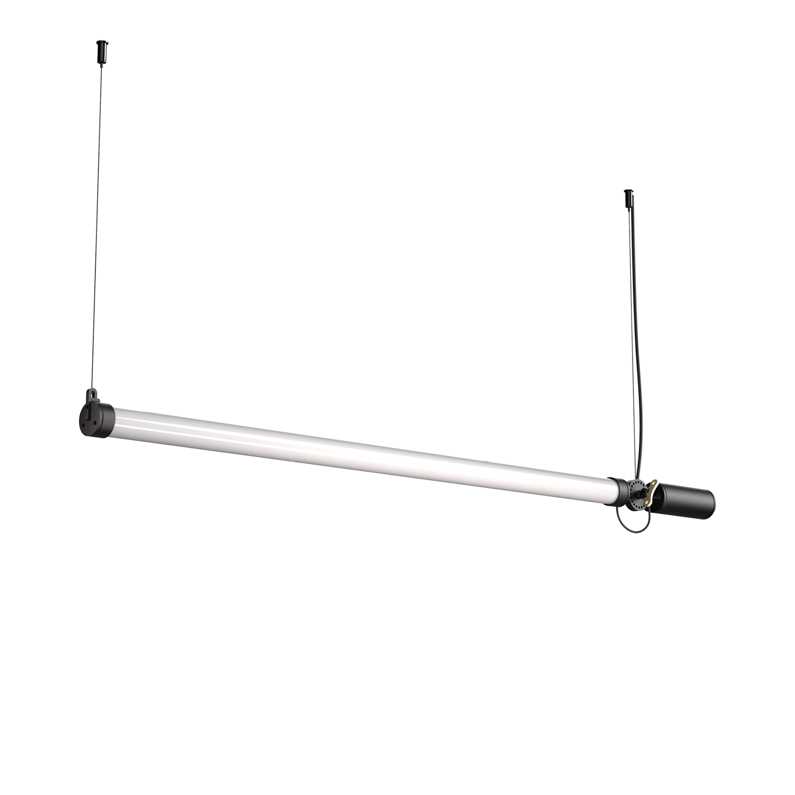 Mr. Tubes Led Horizontal Driver On Fixture Pendant Lamp by Tonone