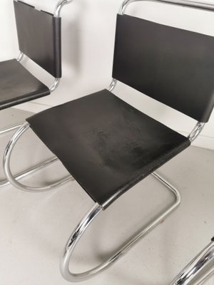 MR10 Chairs by Mies Van Der Rohe for Knoll, 1970s, Set of 6-PRS-928929